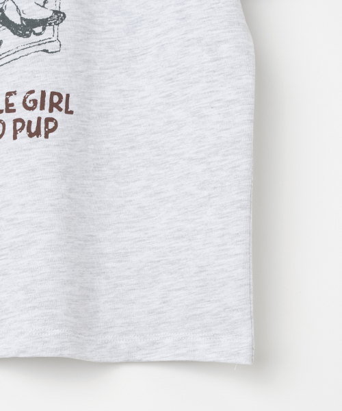 MILLO WOMEN（ミロウーマン）の「リトルポートレートTシャツ [ホワイトメランジ]（Tシャツ/カットソー・レディース・その他・ONE SIZE）」の7枚目の写真