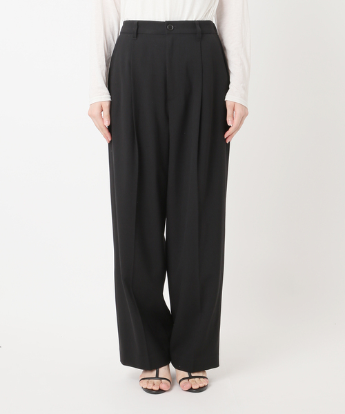 B.C STOCK(ベーセーストック)の「手洗い可 / BASICトラウザーパンツ(スラックス・レディース・ブラウン/チャコールグレー/ブラック・MEDIUM/SMALL)」の14枚目の写真