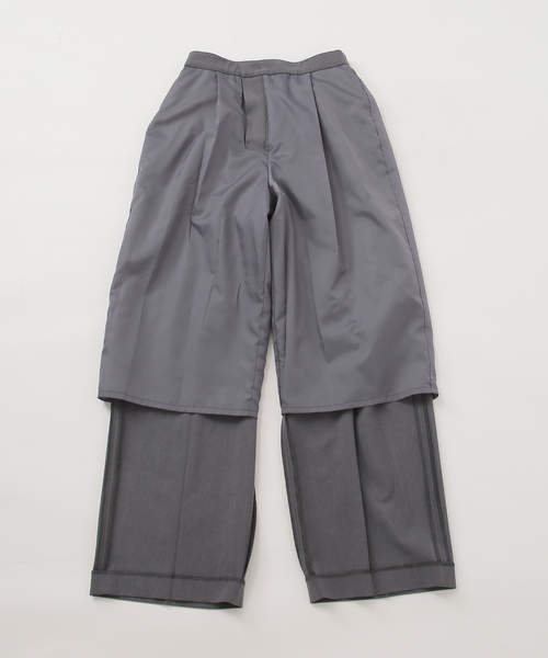 B.C STOCK(ベーセーストック)の「手洗い可 / BASICトラウザーパンツ(スラックス・レディース・ブラウン/チャコールグレー/ブラック・MEDIUM/SMALL)」の7枚目の写真