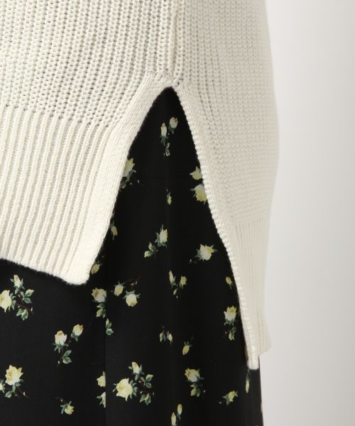 Heather（ヘザー）の「アゼアミスリットノースリーブ　716287（ニット/セーター・レディース・オフホワイト/キャメル/カーキ・FREE）」の11枚目の写真