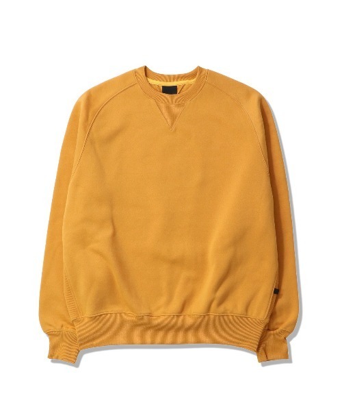 DAIWA PIER39（ダイワピア39）の「DAIWA PIER39 TECH SWEAT CREW FREEDOM SLEEVE ダイワピア39 テックスウェットクルーフリーダムスリーヴ（スウェット・メンズ・ヘザーグレー/ブラック/イエロー/ライトブラウン・X-LARGE/LARGE/MEDIUM/SMALL）」の4枚目の写真