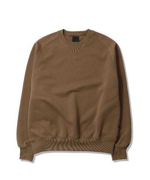 DAIWA PIER39（ダイワピア39）の「DAIWA PIER39 TECH SWEAT CREW FREEDOM SLEEVE ダイワピア39 テックスウェットクルーフリーダムスリーヴ（スウェット・メンズ・ヘザーグレー/ブラック/イエロー/ライトブラウン・X-LARGE/LARGE/MEDIUM/SMALL）」の3枚目の写真