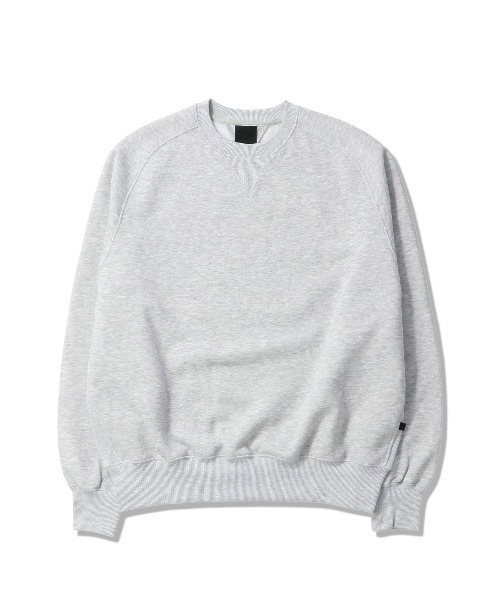 DAIWA PIER39（ダイワピア39）の「DAIWA PIER39 TECH SWEAT CREW FREEDOM SLEEVE ダイワピア39 テックスウェットクルーフリーダムスリーヴ（スウェット・メンズ・ヘザーグレー/ブラック/イエロー/ライトブラウン・X-LARGE/LARGE/MEDIUM/SMALL）」の2枚目の写真