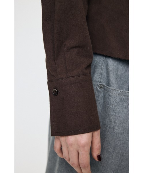 MOUSSY(マウジー)の「CORSET FIT シャツ(シャツ/ブラウス・レディース・ブラウン/ピンク・FREE)」の13枚目の写真