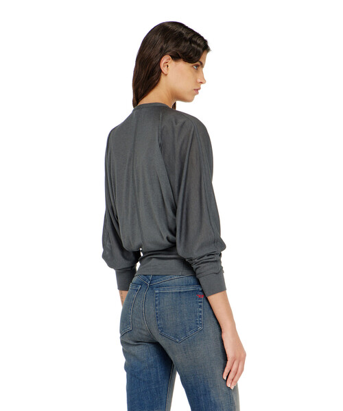DIESEL（ディーゼル）の「ウィメンズ 長袖トップ T-ISERINA（その他トップス・レディース・グレー・LARGE/X-SMALL/MEDIUM）」の2枚目の写真