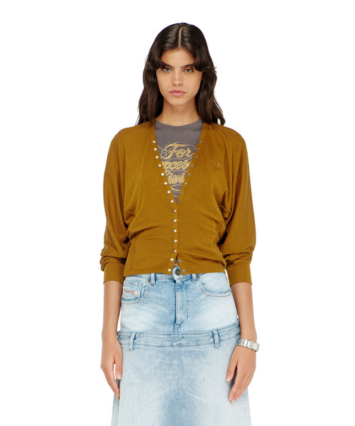 DIESEL（ディーゼル）の「ウィメンズ 長袖トップ T-ISERINA（その他トップス・レディース・グレー・LARGE/X-SMALL/MEDIUM）」の9枚目の写真