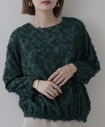 EGLANTINE ジャガードブラウスプルオーバー 長袖