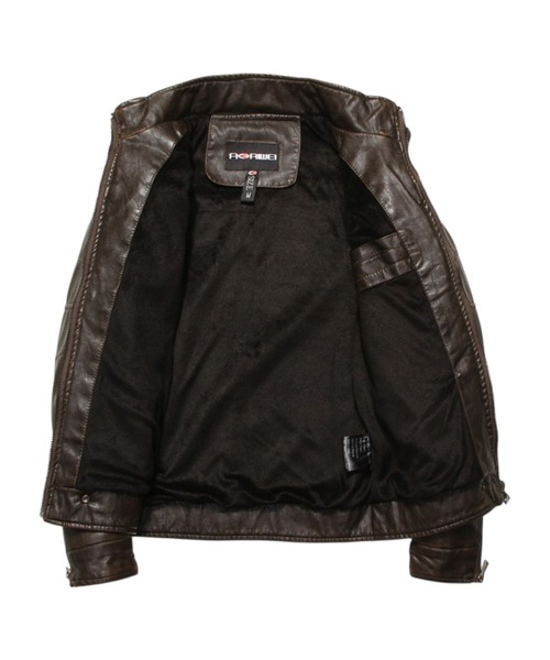 BACKYARD FAMILY(バックヤードファミリー)の「ライダースジャケット pmyjacket01(ライダースジャケット・メンズ・ブラウン/ブラック・M/XXL)」の7枚目の写真