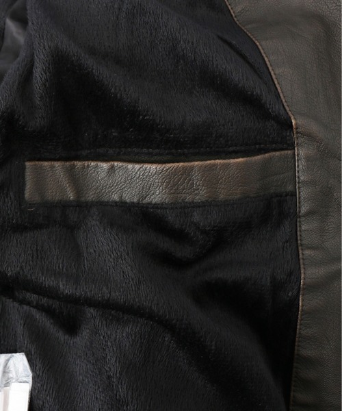BACKYARD FAMILY(バックヤードファミリー)の「ライダースジャケット pmyjacket01(ライダースジャケット・メンズ・ブラウン/ブラック・M/XXL)」の10枚目の写真