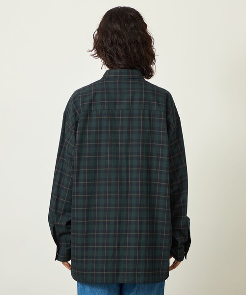 MACKINTOSH PHILOSOPHY(マッキントッシュ フィロソフィー)の「GREY LABEL フランネルチェックシャツ(シャツ/ブラウス・レディース・グリーン/ベージュ系その他4・2)」の8枚目の写真