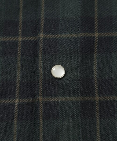 MACKINTOSH PHILOSOPHY(マッキントッシュ フィロソフィー)の「GREY LABEL フランネルチェックシャツ(シャツ/ブラウス・レディース・グリーン/ベージュ系その他4・2)」の12枚目の写真