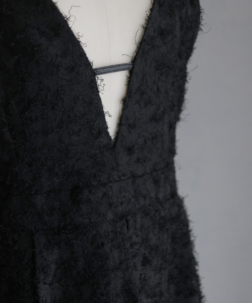 &g'aime（アンジェム）の「【&ｇ'aime 】ジャガードドッキングワンピース　Jacquard Docking Dress（ワンピース・レディース・ブラック/ブラウン・FREE）」の12枚目の写真