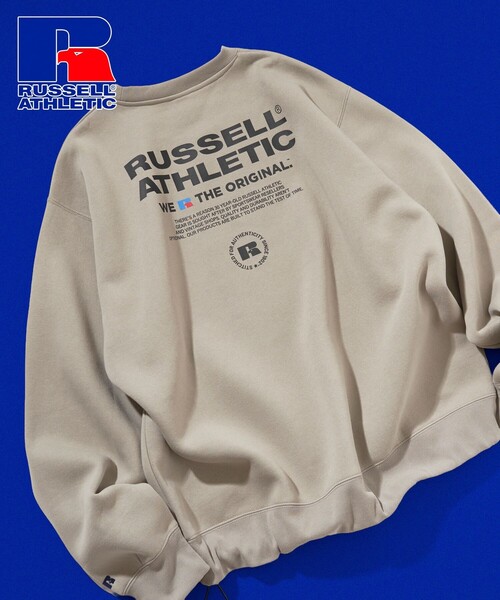 Russell Athletic(ラッセルアスレティック)の「RUSSELL ATHLETIC/ラッセルアスレチック 限定展開 RUSSELL ATHLETIC × FREAK'S STORE / 別注 RS ロゴスウェット(スウェット・メンズ・ベージュ/ブラック/アッシュグレー/ピンク/ネイビー・LARGE/MEDIUM/SMALL)」の4枚目の写真