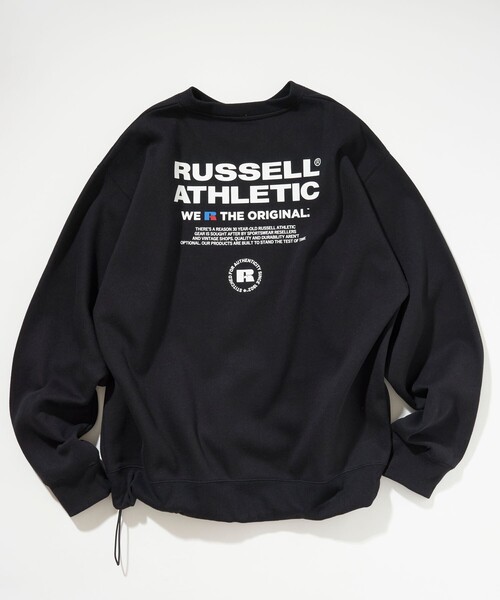 Russell Athletic(ラッセルアスレティック)の「RUSSELL ATHLETIC/ラッセルアスレチック 限定展開 RUSSELL ATHLETIC × FREAK'S STORE / 別注 RS ロゴスウェット(スウェット・メンズ・ベージュ/ブラック/アッシュグレー/ピンク/ネイビー・LARGE/MEDIUM/SMALL)」の6枚目の写真
