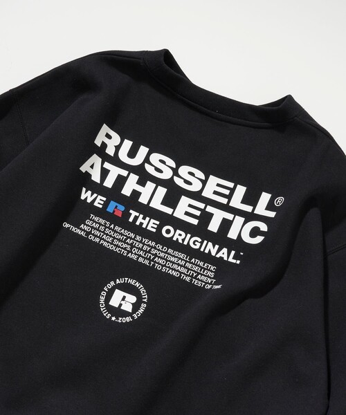 Russell Athletic(ラッセルアスレティック)の「RUSSELL ATHLETIC/ラッセルアスレチック 限定展開 RUSSELL ATHLETIC × FREAK'S STORE / 別注 RS ロゴスウェット(スウェット・メンズ・ベージュ/ブラック/アッシュグレー/ピンク/ネイビー・LARGE/MEDIUM/SMALL)」の7枚目の写真