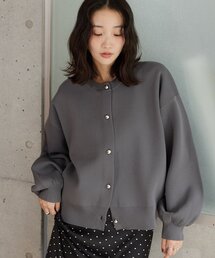 メタル釦スポンディッシュカーディガン《WEB限定カラーあり