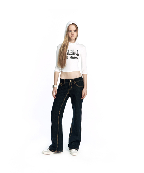 KASHIKO(カシコ)の「Zen Angel Hoodie Top White(Tシャツ/カットソー・レディース・その他・SMALL/MEDIUM)」の6枚目の写真