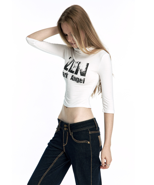 KASHIKO(カシコ)の「Zen Angel Hoodie Top White(Tシャツ/カットソー・レディース・その他・SMALL/MEDIUM)」の7枚目の写真