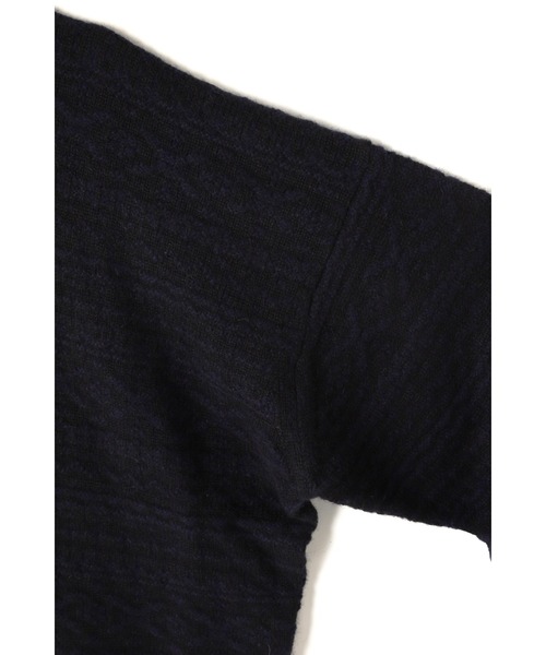 YLEVE(イレーヴ)の「YLEVE / ORGANIC WOOL SUPER FINE ALPACA PATTERN KN(ニット/セーター・メンズ・ブラック・5/4)」の8枚目の写真