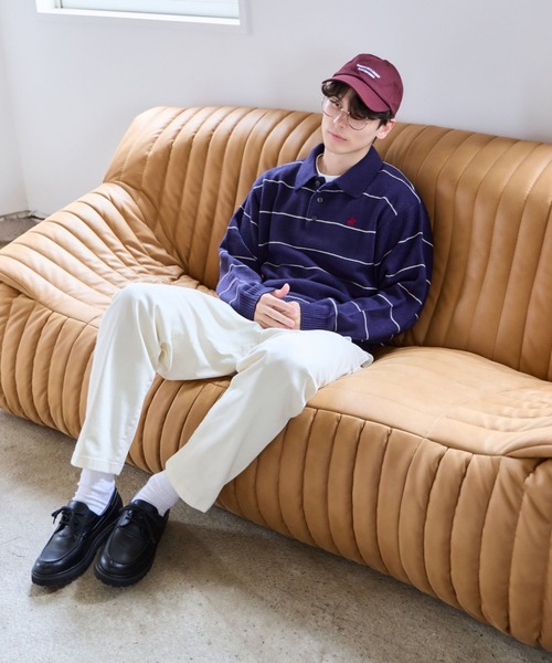 GLOBAL WORK（グローバルワーク）の「【BEVERLY HILLS POLO CLUB】UNISEX/ニットポロプルオーバー/685693（ニット/セーター・メンズ・ネイビー/アイボリー・LARGE/MEDIUM/SMALL）」の14枚目の写真