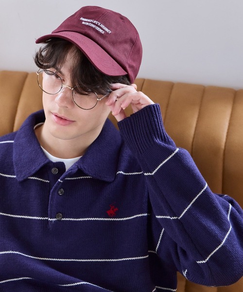 GLOBAL WORK（グローバルワーク）の「【BEVERLY HILLS POLO CLUB】UNISEX/ニットポロプルオーバー/685693（ニット/セーター・メンズ・ネイビー/アイボリー・LARGE/MEDIUM/SMALL）」の21枚目の写真