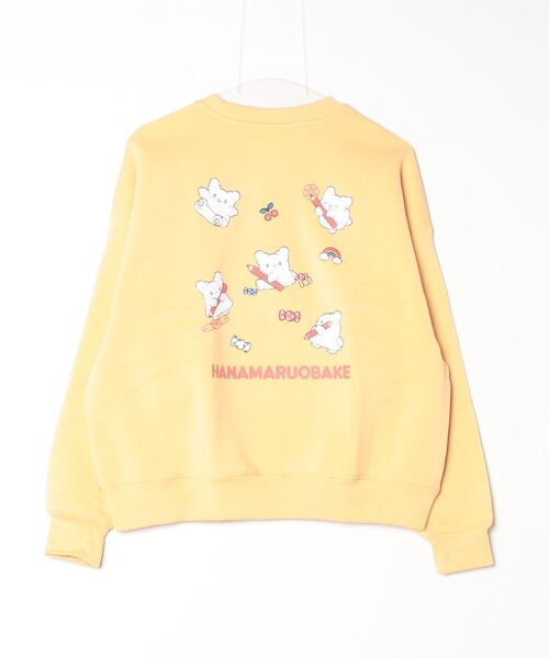 sanrio(サンリオ)の「【71】【Sanrio/サンリオ】サンリオキャラクターズ バックプリント クルーネック スウェット/トレーナー/ハローキティ/ポチャッコ/クロミ/はなまるおばけ/キャラクター/ワイドシルエット/裏起毛/Y2K/レディース(スウェット・レディース・オートミール/サックスブルー/パープル/イエロー・M/L)」の10枚目の写真