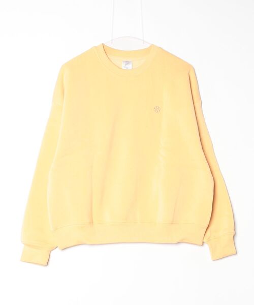 sanrio(サンリオ)の「【71】【Sanrio/サンリオ】サンリオキャラクターズ バックプリント クルーネック スウェット/トレーナー/ハローキティ/ポチャッコ/クロミ/はなまるおばけ/キャラクター/ワイドシルエット/裏起毛/Y2K/レディース(スウェット・レディース・オートミール/サックスブルー/パープル/イエロー・M/L)」の9枚目の写真