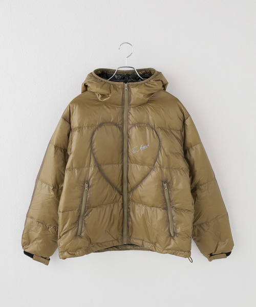 Carne Bollente(カルネボレンテ)の「Carne Bollente / カルネボレンテ Lovepuffer 2.0(ダウンジャケット/コート・レディース・ブラック/ブラウン・SMALL)」の2枚目の写真
