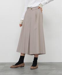 human woman（ヒューマンウーマン）の「◆【名品   ウォッシャブル   3サイズ展開】ライトフラノウォッシャブルミモレスカーチョ（その他パンツ）」