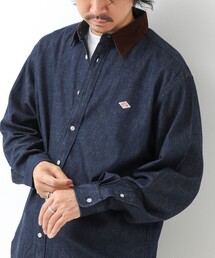 DANTON（ダントン）の「【DANTON/ダントン】LIGHT DENIM 切替デニムシャツ（DT-B0478 SDM）（シャツ/ブラウス）」