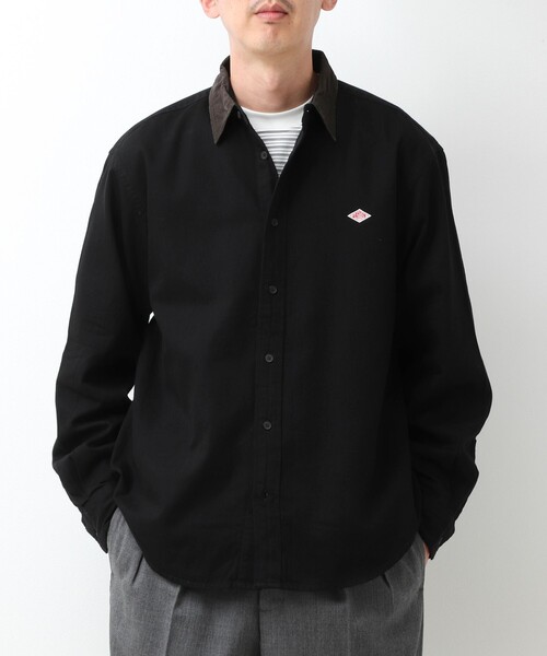 DANTON(ダントン)の「【DANTON/ダントン】LIGHT DENIM 切替デニムシャツ(DT-B0478 SDM)(シャツ/ブラウス・メンズ・ネイビー/ブラック・42/40/38)」の15枚目の写真