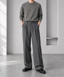 ATELIER SOU（アトリエソー）の「高級感のある 着回し ワイド スラックス（スラックス）」