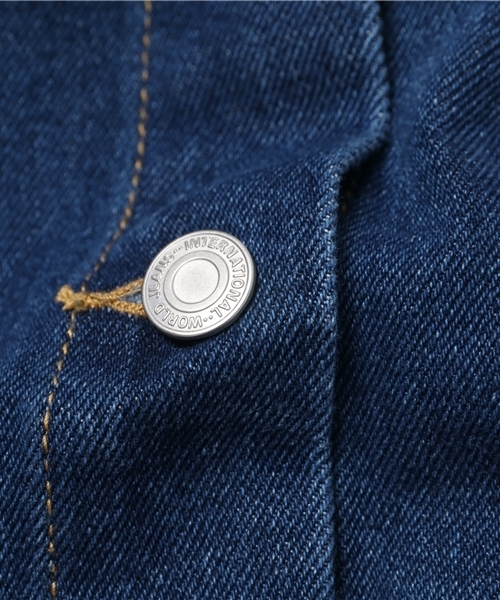 DING(ディング)の「DING/台形ミニスカート(デニムスカート・レディース・インディゴブルー/ブラック・FREE)」の11枚目の写真