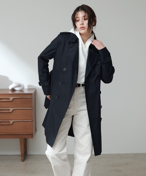 Filomo(フィローモ)の「トレンチコート(トレンチコート・レディース・ベージュ/ブラック/カーキ・11号/15号/9号/7号/13号)」の16枚目の写真