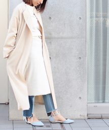 mysty woman | エステルツイルガウンコート(その他アウター)