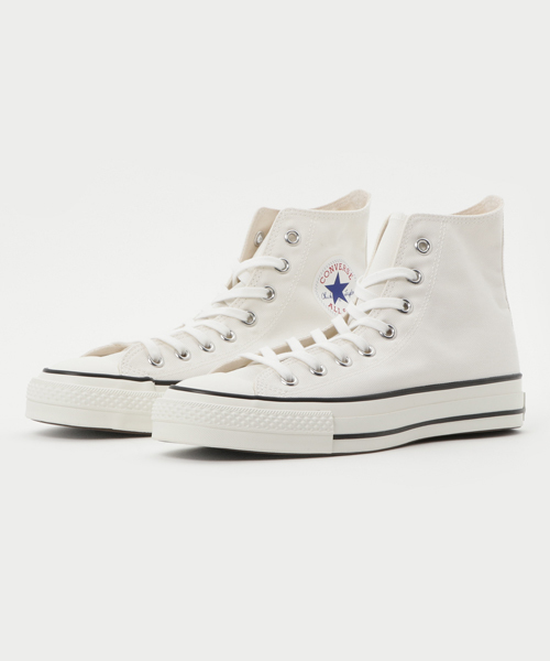 CONVERSE(コンバース)の「CONVERSE / CANVAS ALL STAR J HI(スニーカー・メンズ・ホワイト/オフホワイト/ブラック・7.5/8/8.5/9/9.5/10.5)」の2枚目の写真