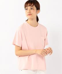coen | USAコットンクルーネックポケットTシャツ(Tシャツ/カットソー)