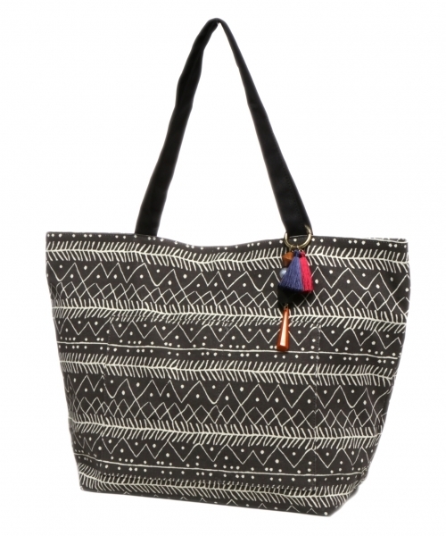 LEPSIM（レプシィム）の「チャームツキプリントトート 757108（トートバッグ・レディース・イエロー/オレンジ/グレー・ONE SIZE）」の11枚目の写真