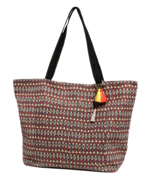 LEPSIM（レプシィム）の「チャームツキプリントトート 757108（トートバッグ・レディース・イエロー/オレンジ/グレー・ONE SIZE）」の13枚目の写真