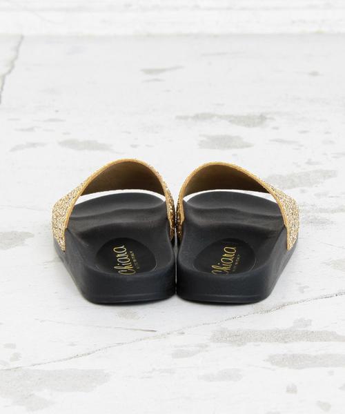 BEAUTY&YOUTH UNITED ARROWS(ビューティーアンドユースユナイテッドアローズ)の「<CHIARA>∴グリッターサンダル ◆(サンダル・レディース・ゴールド/シルバー/ブラック・35/38/36/37/39)」の8枚目の写真