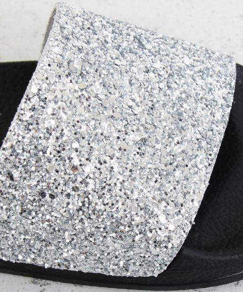 BEAUTY&YOUTH UNITED ARROWS(ビューティーアンドユースユナイテッドアローズ)の「<CHIARA>∴グリッターサンダル ◆(サンダル・レディース・ゴールド/シルバー/ブラック・35/38/36/37/39)」の9枚目の写真