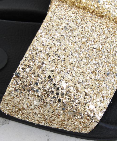 BEAUTY&YOUTH UNITED ARROWS(ビューティーアンドユースユナイテッドアローズ)の「<CHIARA>∴グリッターサンダル ◆(サンダル・レディース・ゴールド/シルバー/ブラック・35/38/36/37/39)」の10枚目の写真