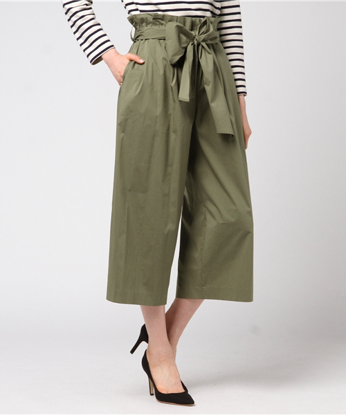 un dix cors（アンディコール）の「ペーパーバッグパンツ（その他パンツ・レディース・カーキ/キャメル/ネイビー・38/36）」の2枚目の写真