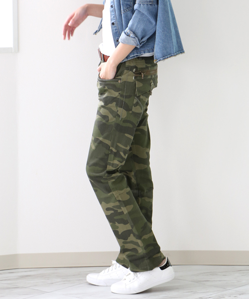 classicalelf（クラシカルエルフ）の「カツラギプレミアムチノパンツ（その他パンツ・レディース・ブラック/ターコイズブルー/ライトベージュ/ベージュ/ワインレッド/ホワイト/グリーン系その他2/グレー/Navy/カーキ/ブラウン系その他/グリーン系その他/ライトピンク/ライトグリーン/ナチュラル/アーミー/サーモンピンク/マスタード/ラベンダー・76/80/67/73/61/88/64/92/70/84）」の11枚目の写真