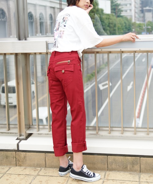 classicalelf（クラシカルエルフ）の「カツラギプレミアムチノパンツ（その他パンツ・レディース・ブラック/ターコイズブルー/ライトベージュ/ベージュ/ワインレッド/ホワイト/グリーン系その他2/グレー/Navy/カーキ/ブラウン系その他/グリーン系その他/ライトピンク/ライトグリーン/ナチュラル/アーミー/サーモンピンク/マスタード/ラベンダー・76/80/67/73/61/88/64/92/70/84）」の20枚目の写真