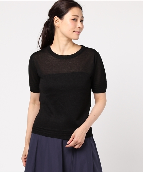 bulle de savon(ビュルデサボン)の「LEVITA クルーP.O(ニット/セーター・レディース・サックスブルー/ブラック/ピンク・FREE)」の10枚目の写真