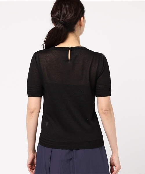 bulle de savon(ビュルデサボン)の「LEVITA クルーP.O(ニット/セーター・レディース・サックスブルー/ブラック/ピンク・FREE)」の11枚目の写真