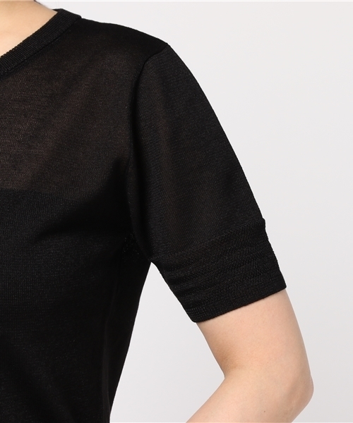 bulle de savon(ビュルデサボン)の「LEVITA クルーP.O(ニット/セーター・レディース・サックスブルー/ブラック/ピンク・FREE)」の7枚目の写真