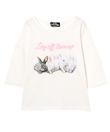 Candy Stripper | LAY OFF BUNNYS BIG TEE(Tシャツ/カットソー)