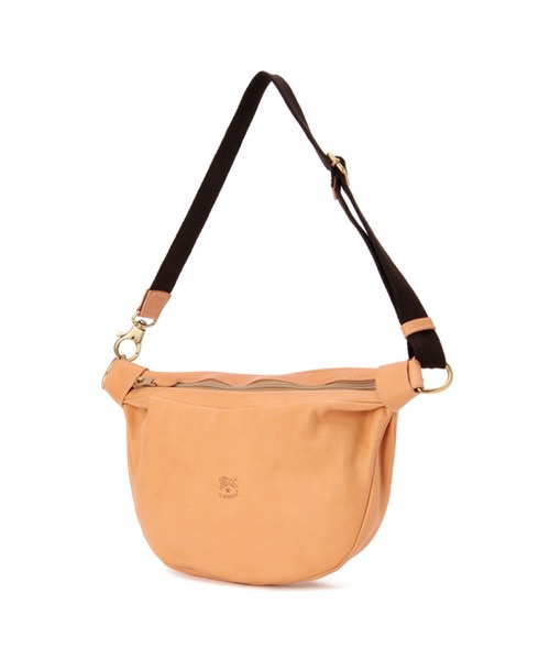 IL BISONTE(イルビゾンテ)の「IL BISONTE / ORIGINAL LEATHER / クロスボディバッグ(ショルダーバッグ・レディース・ナチュラル/ライトブラウン/ブラック/ダークブラウン・FREE)」の5枚目の写真